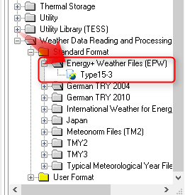 拡張アメダス、EPW形式をTRNSYSで使う