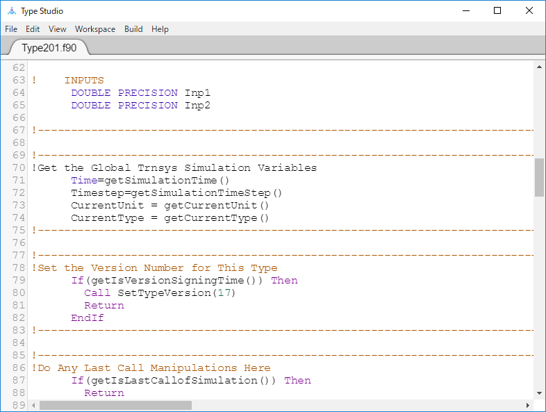 TRNSYS18のTypeStudioとIntel Visual FORTRAN